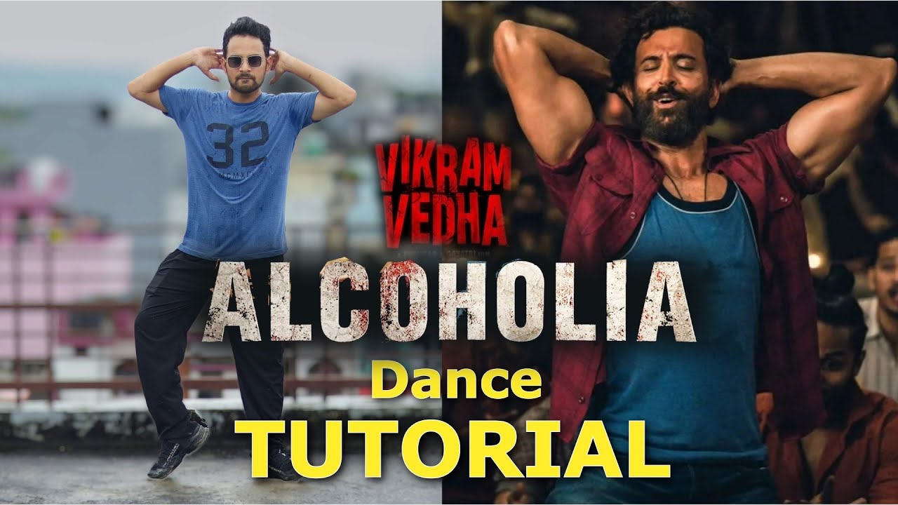 Alcoholia Dance Tutorial Hrithik Roshan Hookstep - Vikram Vedha | Ajay Poptron Tutorial