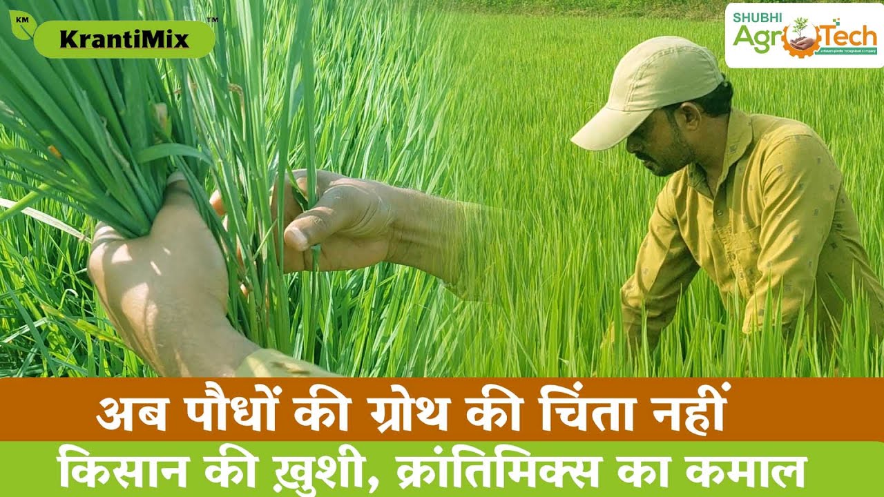 अब पौधों की ग्रोथ की चिंता नहीं, किसान की ख़ुशी, क्रांतिमिक्स का कमाल | Krantimix #agriculture
