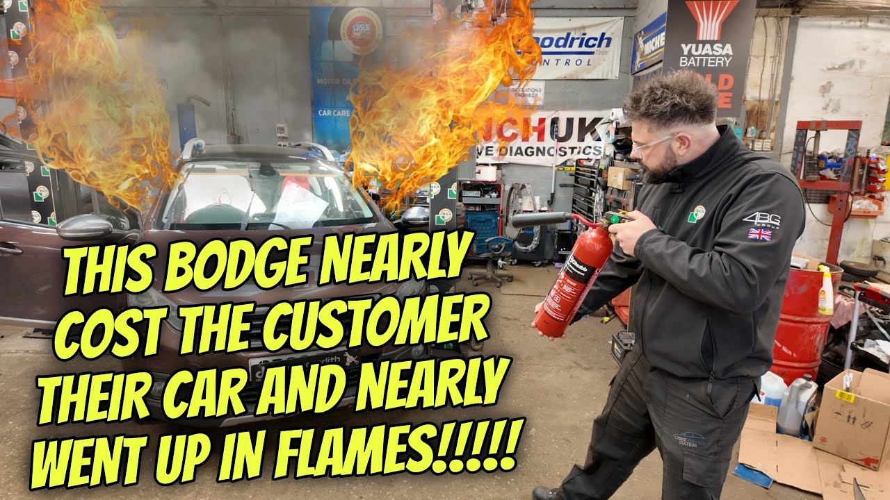 THIS IS ONE LUCKY CUSTOMER!!! THIS SHOULDN'T HAVE BEEN REPAIRED THE WAY IT WAS 'SHOCKING'....