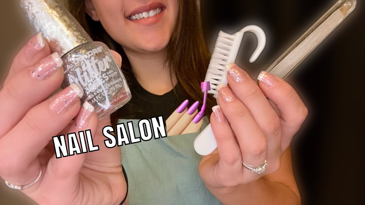 ASMR~2 Min Nail Salon💅🏼~No talking