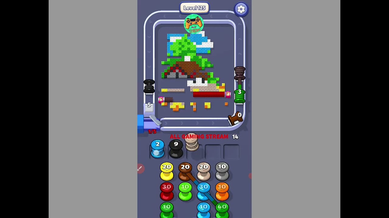 Yarn Flow Level 125 Gameplay 