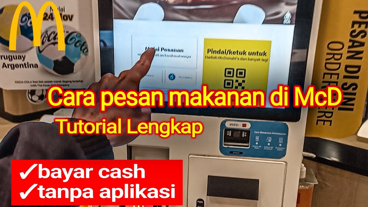 Cara pesan makanan di McD untuk pemula