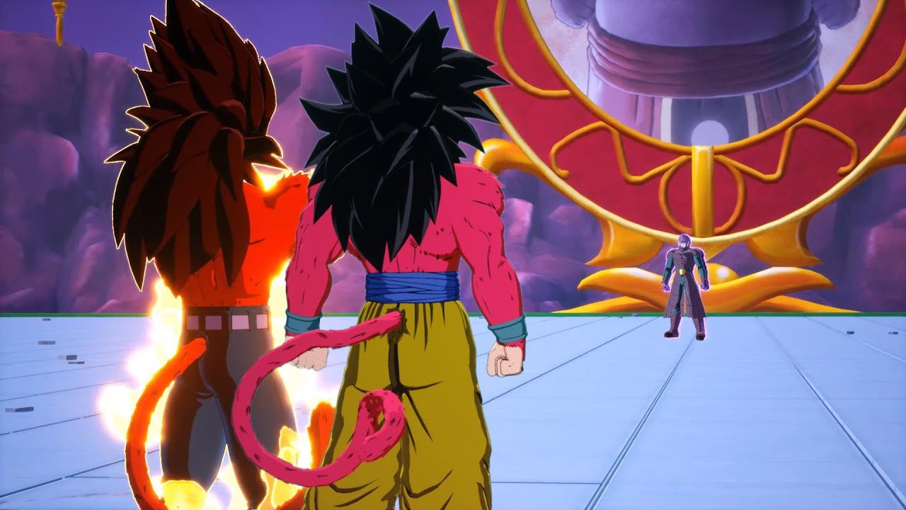 Goku & Vegeta SSJ4 VS Hit ! Dragon Ball Sparking Zero