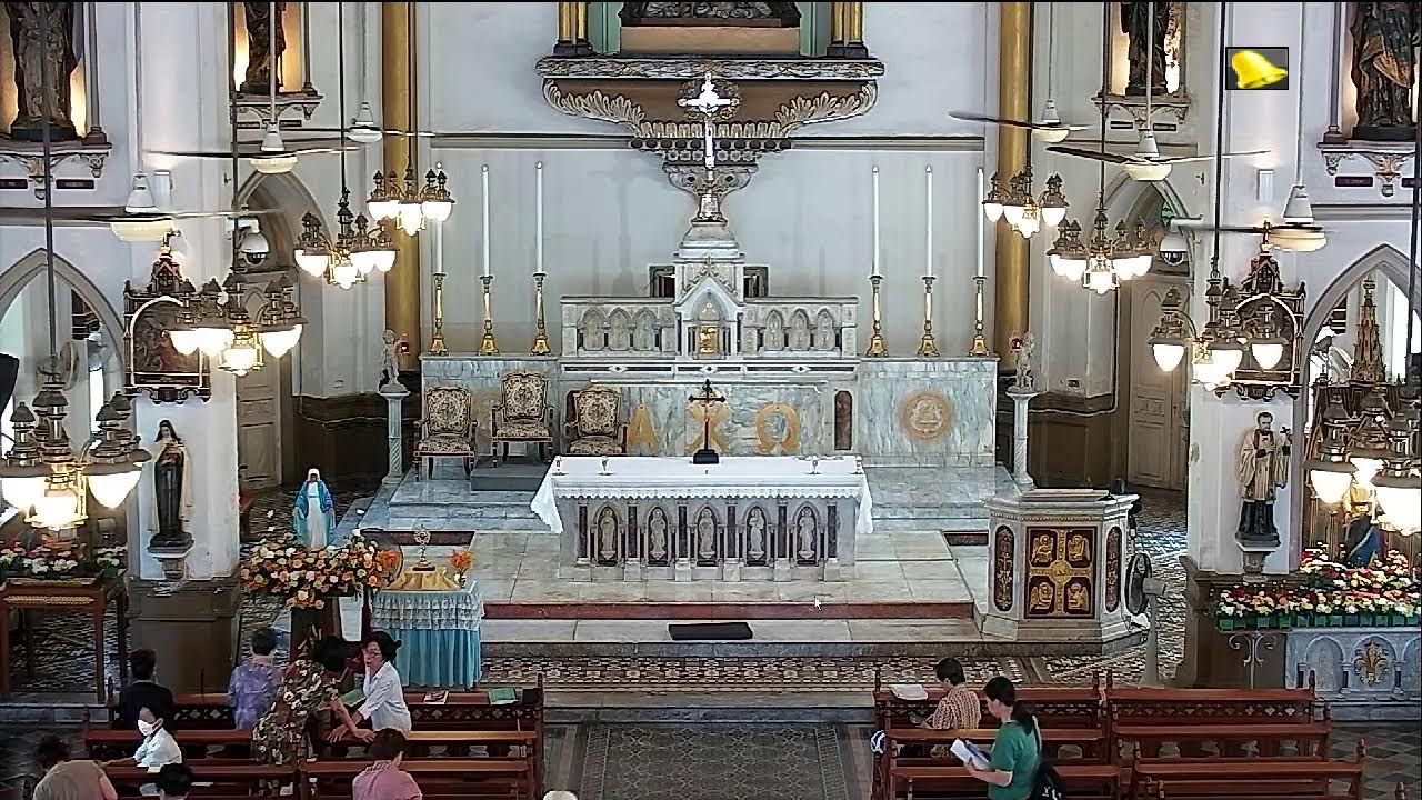 วัดแม่พระลูกประคำ กาลหว่าร์ (พิธีบูชาขอบพระคุณ ประจำวัน)