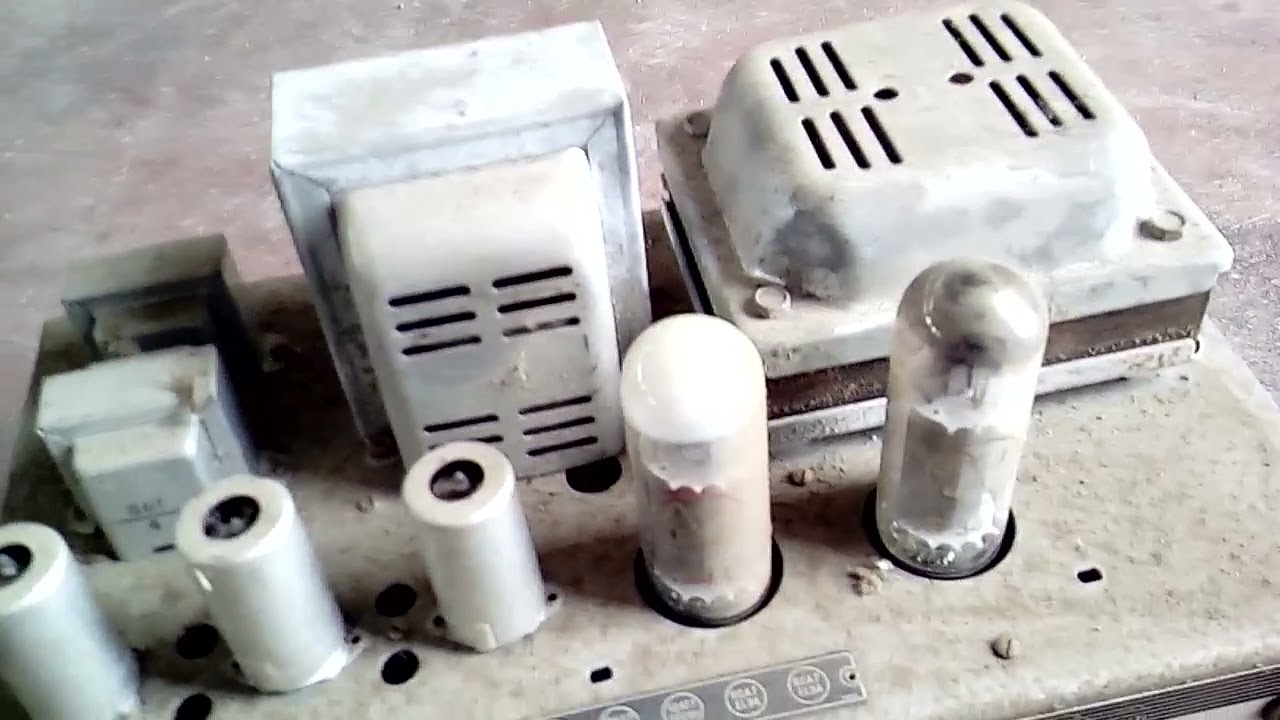 Amplificatore cinematografico Geloso G-227-A a valvole anni 60.