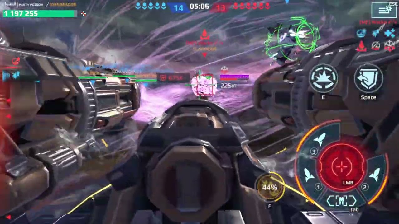 ONLY 22 KILLS 17 MILLION DAMAGE AGAINST SQUAD [NQ-X] &ndash; WAR ROBOTS