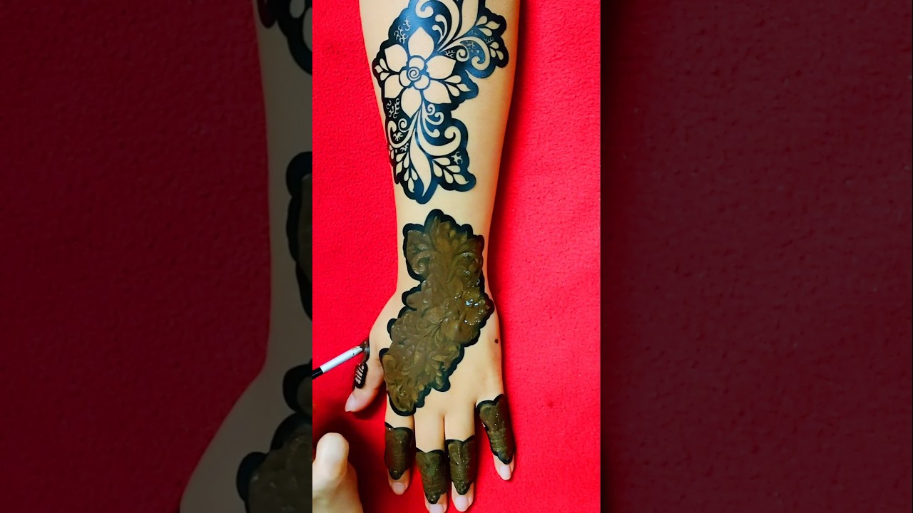 Bridal mehndi Stickers #shortvideo #shorts #mehandi
