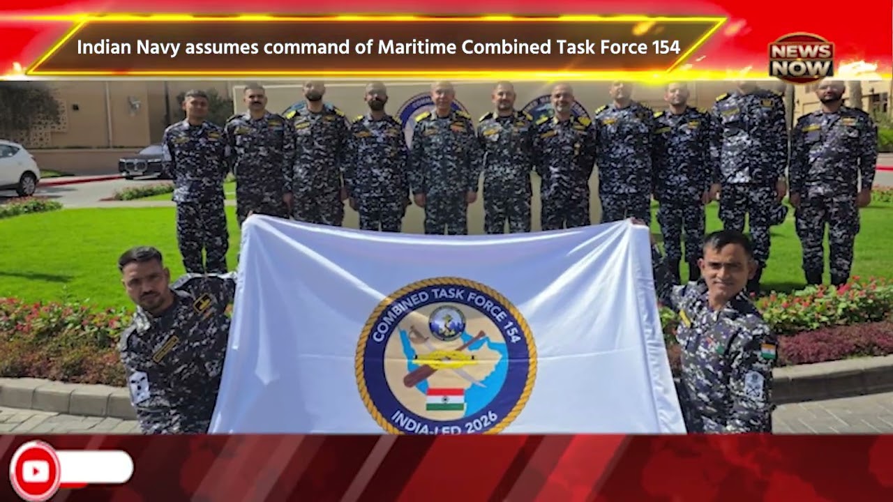 Indian Navy assumes command of Maritime Combined Task Force 154