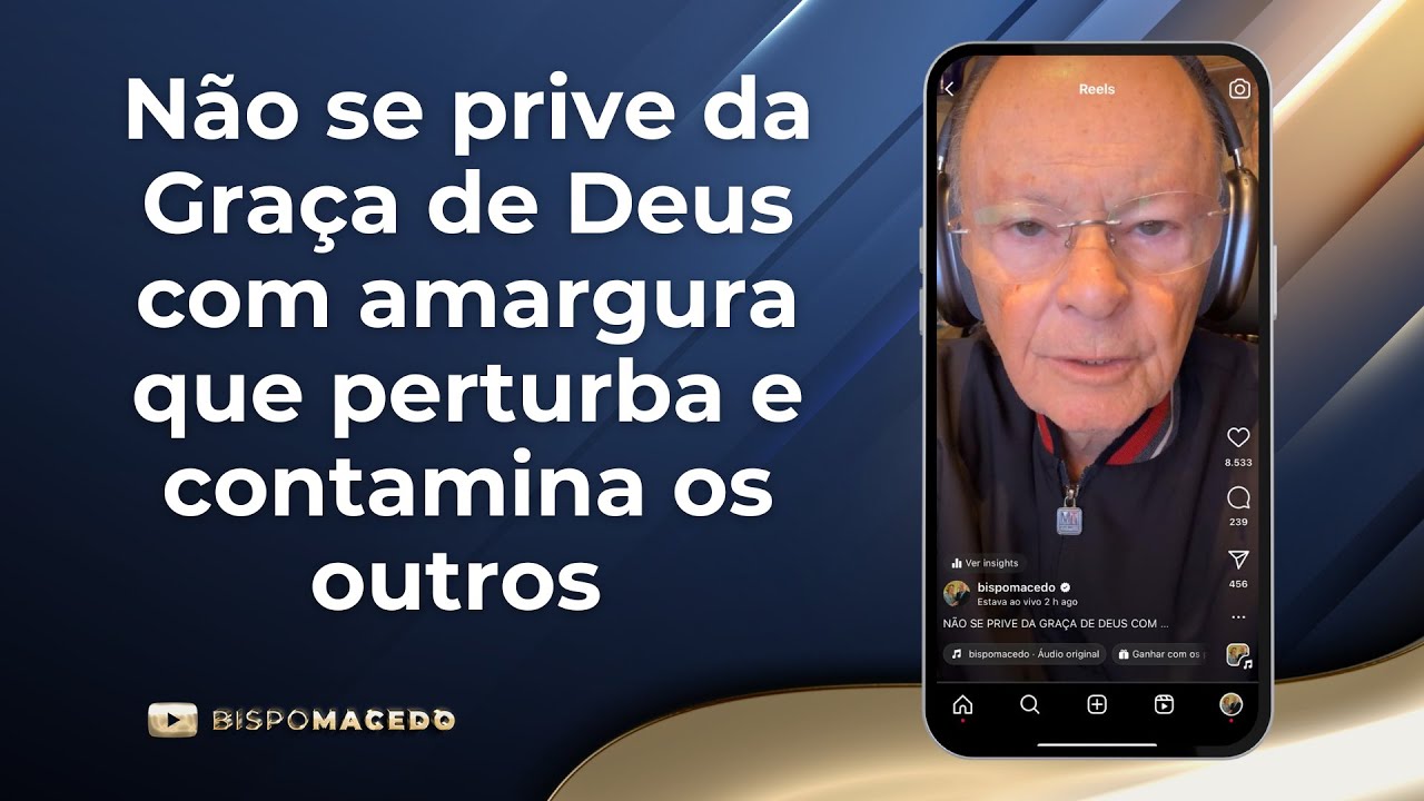 Não se prive da Graça de Deus com amargura que perturba e contamina os outros - Meditação 24/07/24