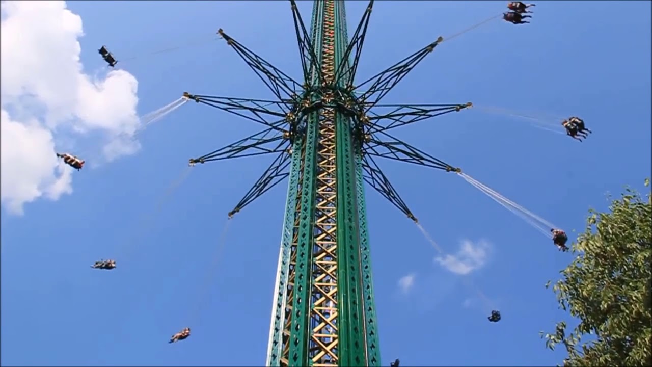 #pratertower Prater Tower  117m  Vienna  Самая высокая цепочная карусель в мире! Вена, Пратер.