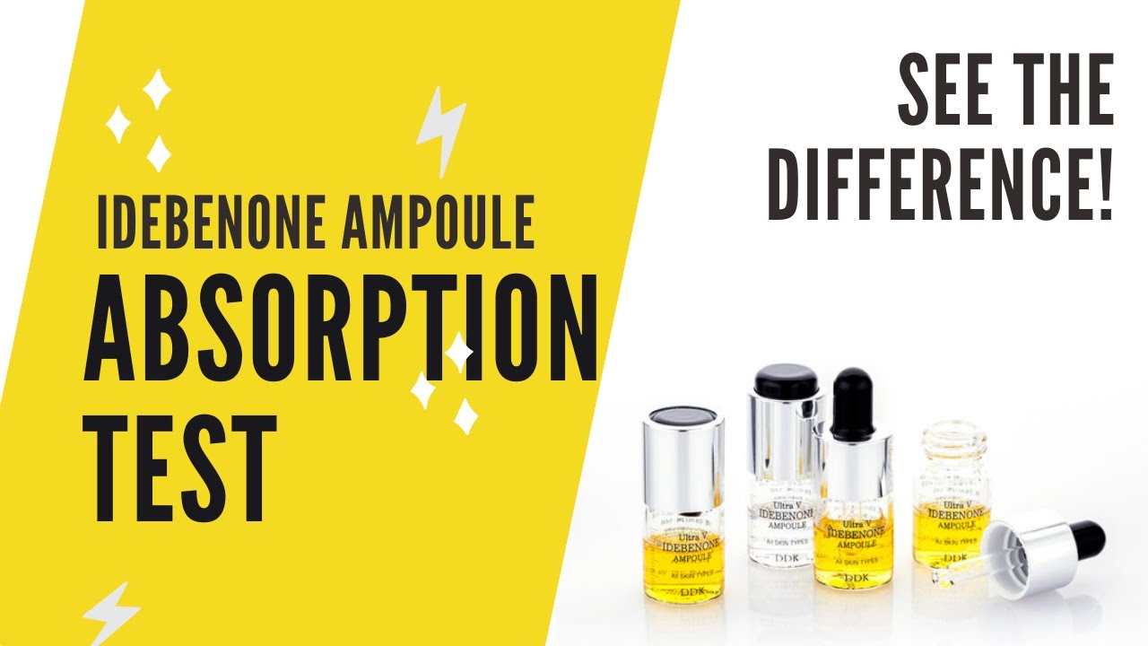 How skin easily absorbs the Idebenone Ampoule.