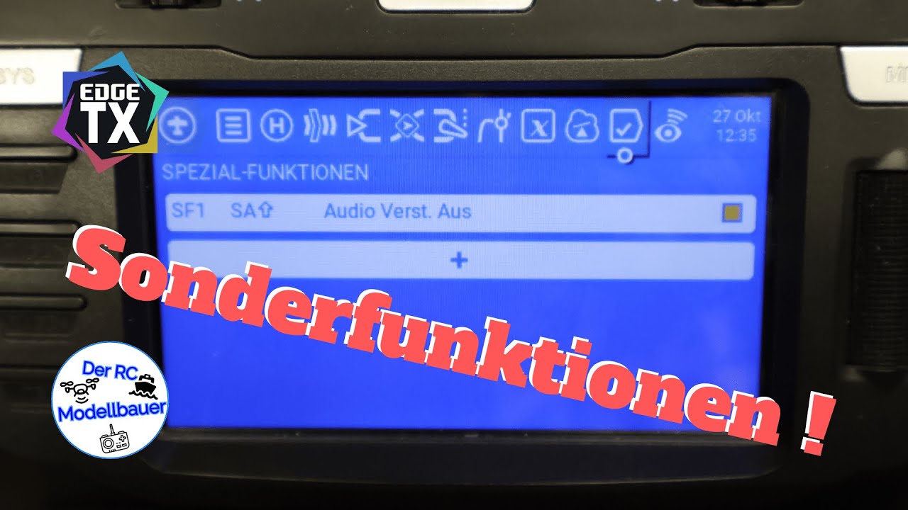 EdgeTX 2.10 Special Funktionen 🧬