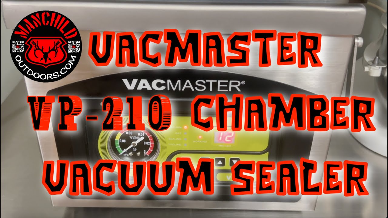 VACMASTER VP210 CHAMBER VACUUM SEALER BAG WILDGAME LIKE DEER AND FISH WITH EASE EVEN SEAL UP WATER