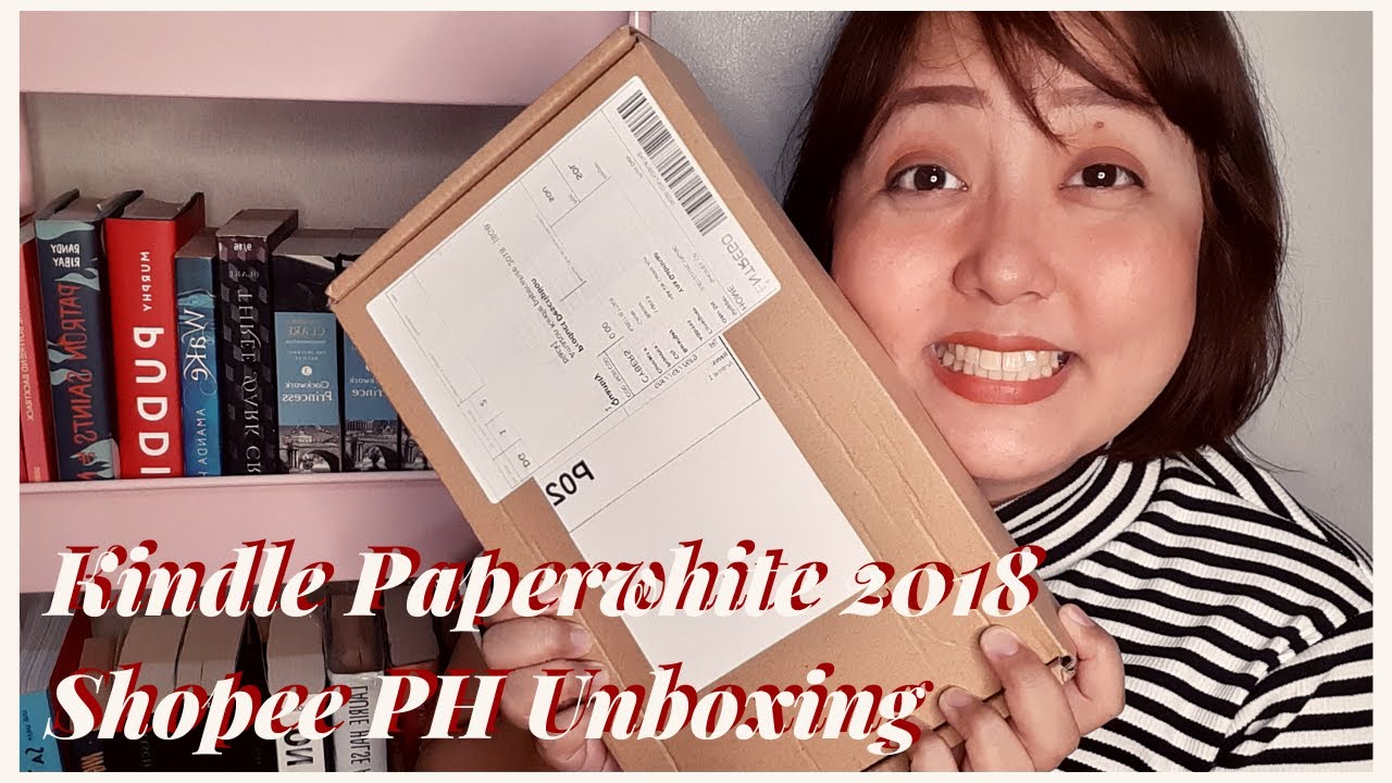 Unboxing My New Kindle Paperwhite 2018 | Shopee Philippines | Filipino Booktuber