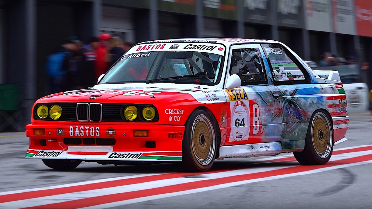 Onboard a 9,000rpm BMW M3 E30 DTM Evo racecar feat. Glorious N/A Intake Sound | 2.5L S14 engine