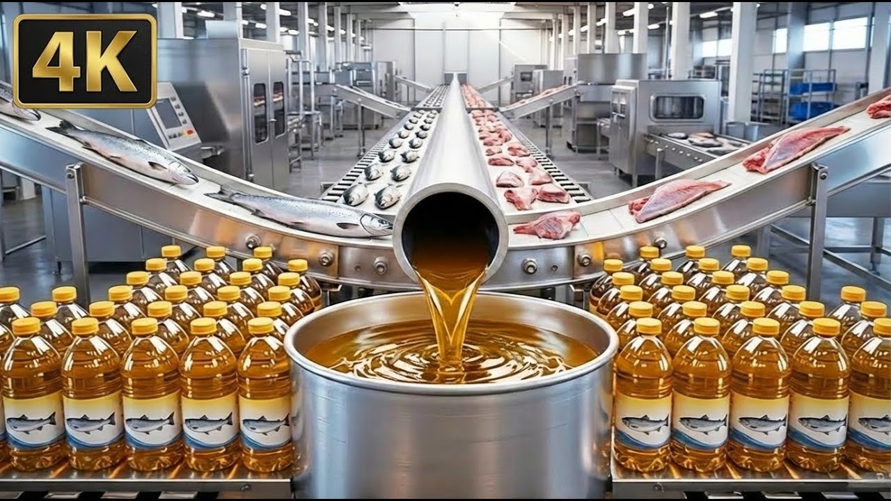 How Fish Oil Is Made in Modern Factories | From Raw Fish to Omega-3 Capsules