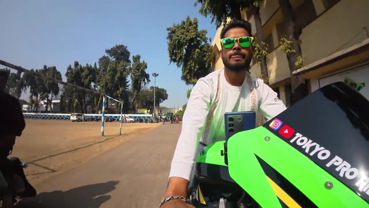 OMG !!! Saraswati Puja Girls Shocking Reaction on my SuperBike 💯