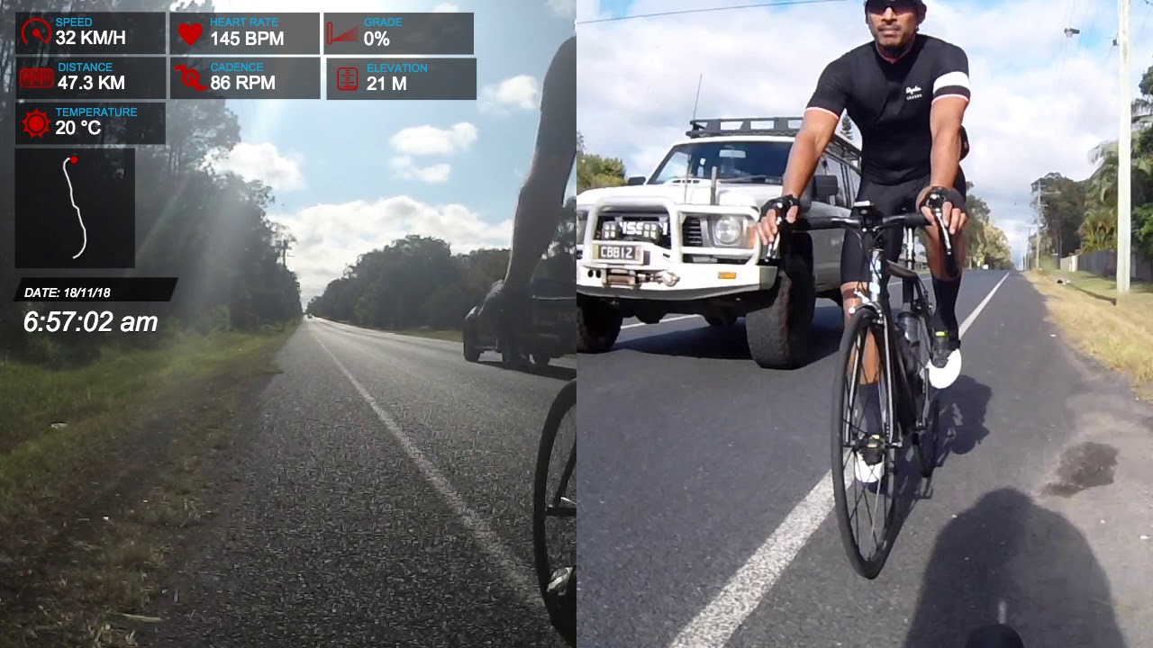 Close Pass - CBB12 - White Nissan Patrol - Burpengary