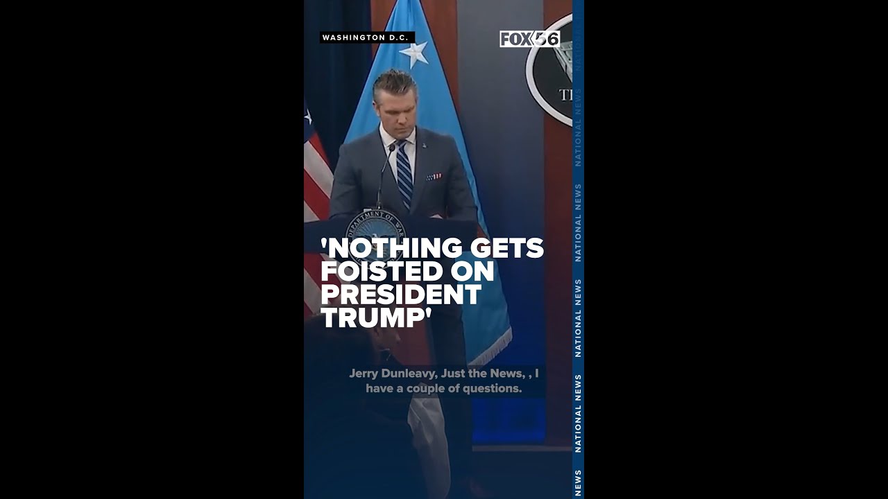 Hegseth pushes back on Joe Kent narrative about Israel, Iran