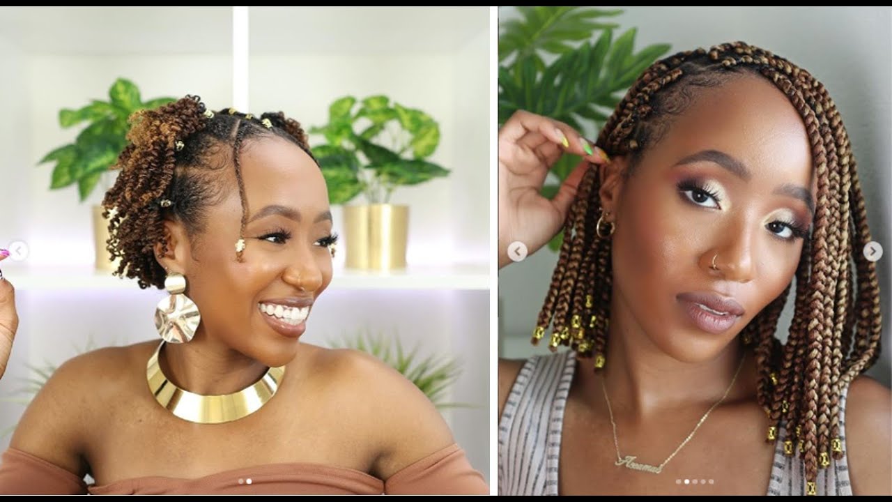 Cheveux crépus COURTS ou MI-LONGS : 10 Coiffures pour vous inspirer