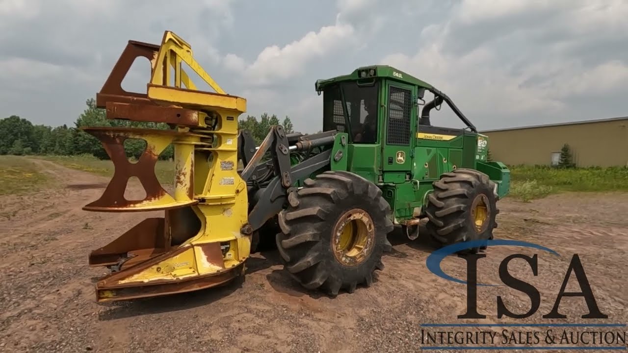 1425 - 2015 John Deere 843L Feller Buncher Will Be Sold At Auction!