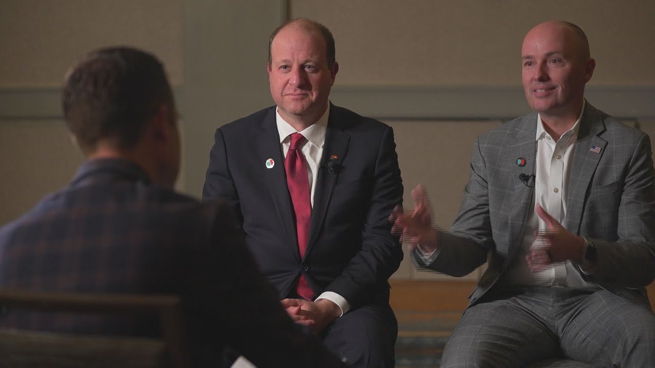 Full interview: Governor Jared Polis (D-Colorado) and Governer Spencer Cox (R-Utah)