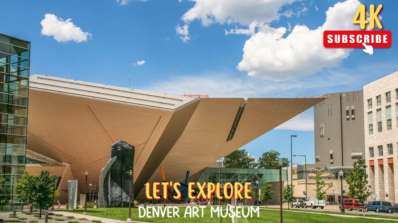 Let's explore a 4K walking tour of the Denver Arts Museum, Denver, CO