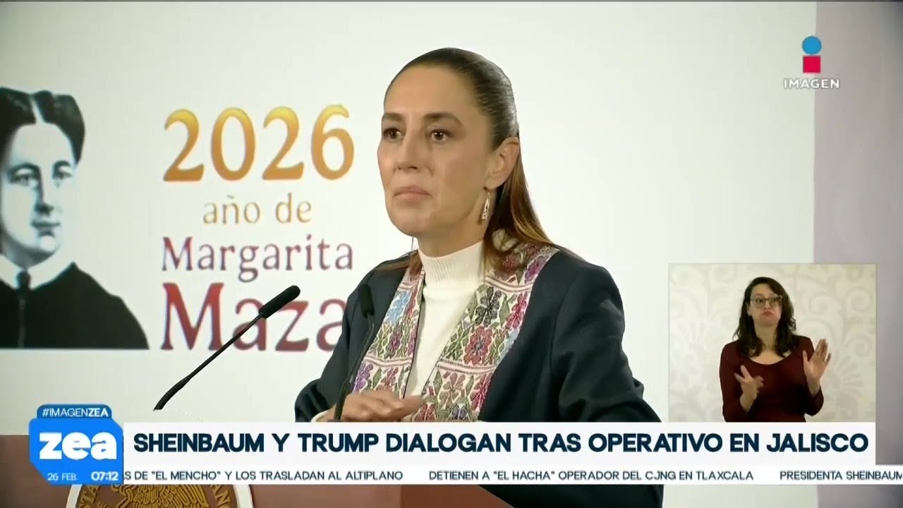 Sheinbaum y Donald Trump sostienen llamada tras abatimiento de “El Mencho” | Francisco Zea