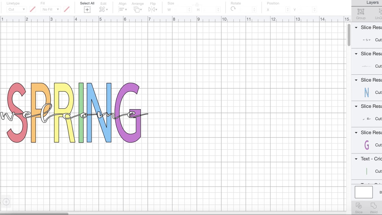 How to Layer Iron On - How to Slice Multiple Layers in Cricut Design Space