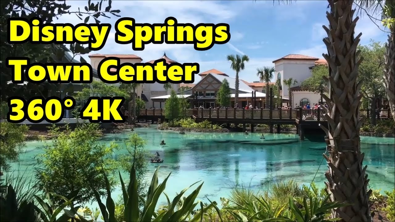 Disney Springs Town Center & Springs - 360&deg; 4K Relaxing Stroll