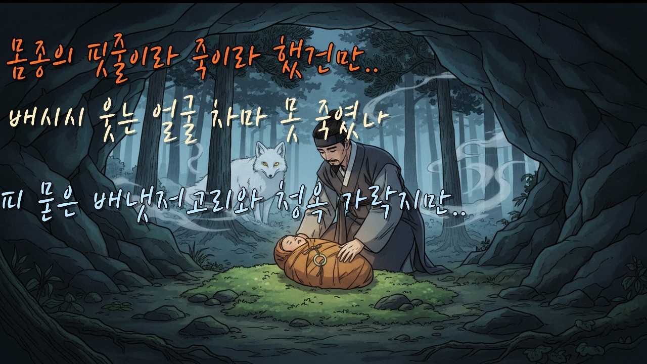 핏빛 배냇저고리와 청옥 가락지
