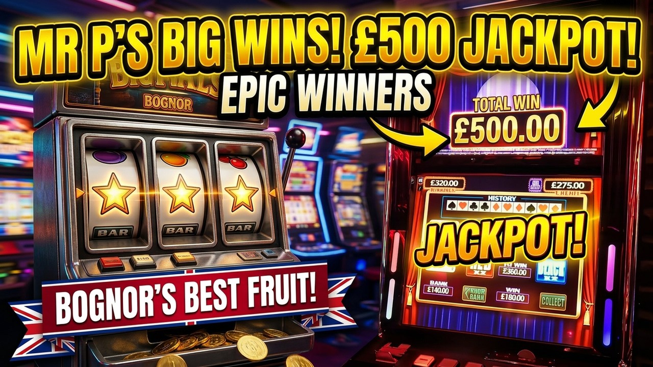 UK SLOTS: MR P'S ARCADE SLOTS - EPIC BIG WINNERS!
