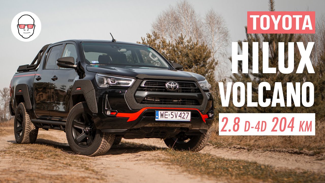 Toyota Hilux 2.8 AT 4x4 Volcano Carlex Design test PL Pertyn Ględzi z kamerą Blitz Genesis 4K