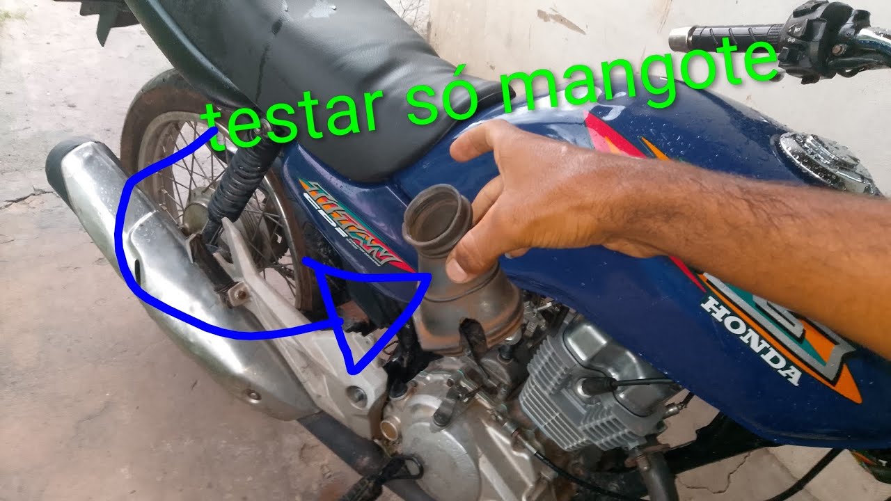 Cg 99 testar só mangote ficou barulho alta 