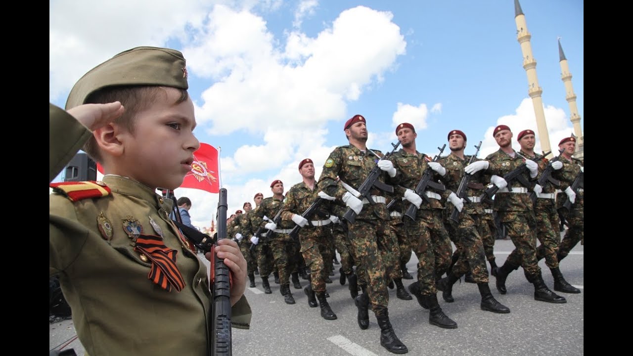 Грозный Парад Победы 2018 Чечня/  Victory parade in Chechnya Grozny 2018