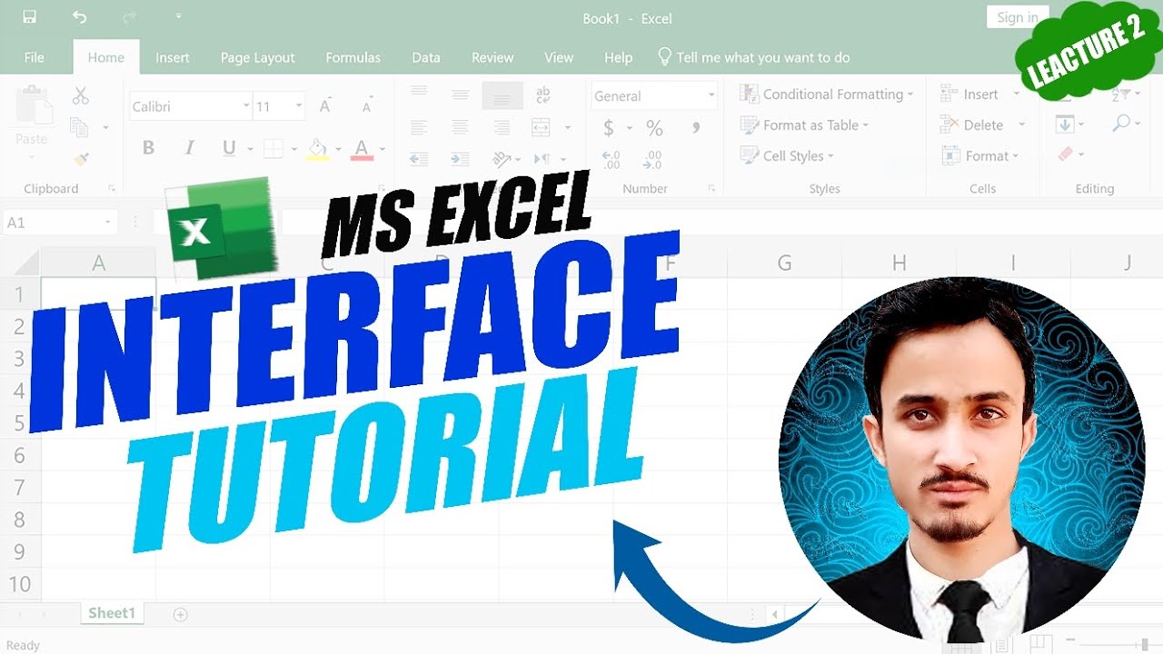Excel interface  explained | Excel interface tutorial | Excel