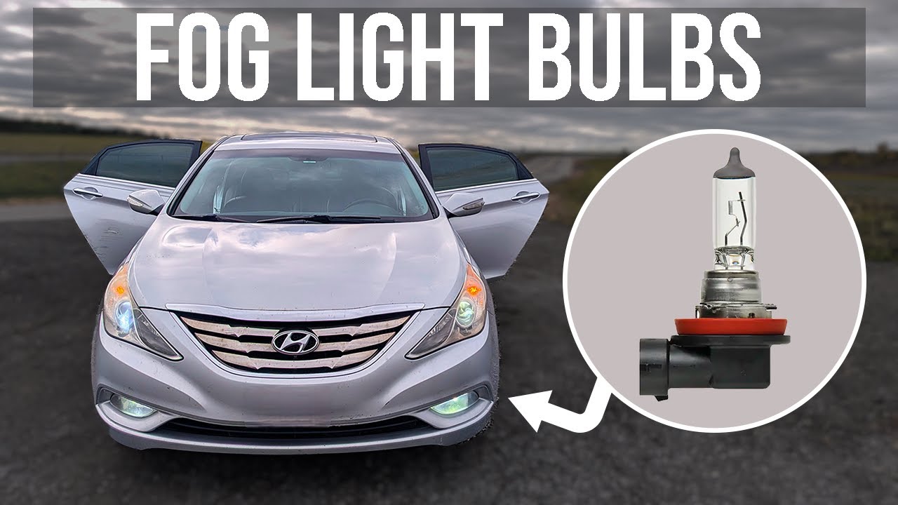 Замена лампы противотуманного фары - Hyundai Sonata (2011-2014)