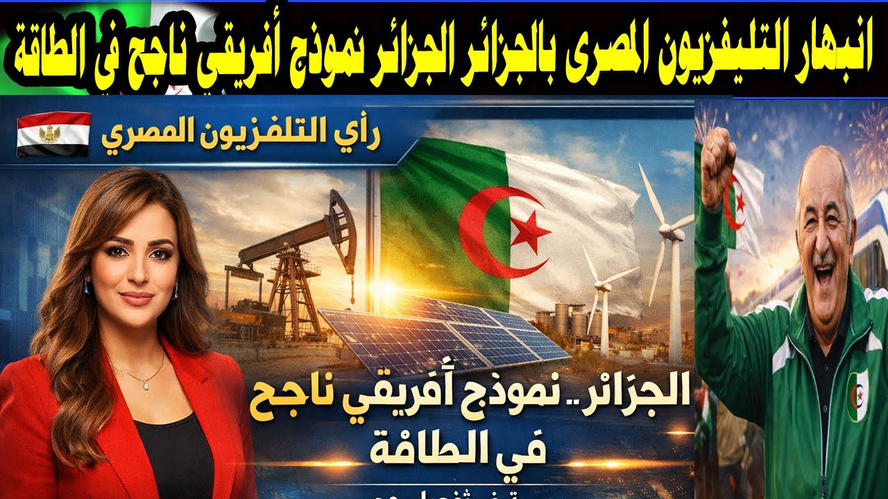 انبهار التليفزيون المصرى بالجزائر  الجزائر  نموذج أفريقي ناجح في الطاقة