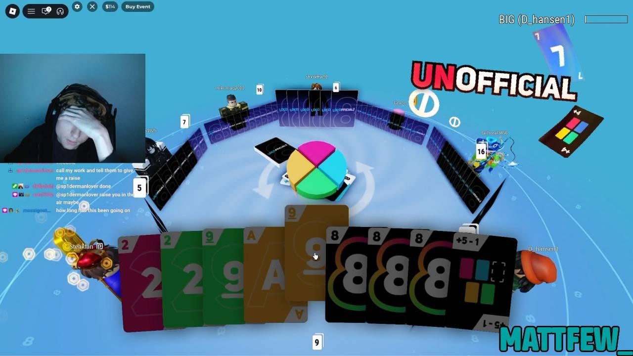 Never Playing Roblox Uno Again
