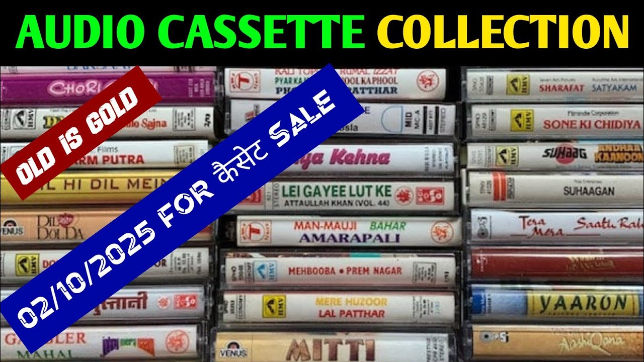OLD IS GOLD AUDIO CASSETTE FOR SALE CONTACT NUMBER-9125474575