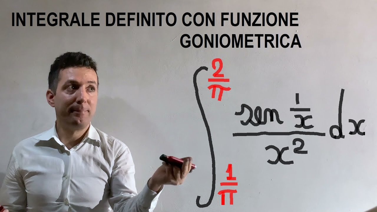 Integrale con funzione goniometrica .Metodo di integrazione per sostituzione .Integrale definito