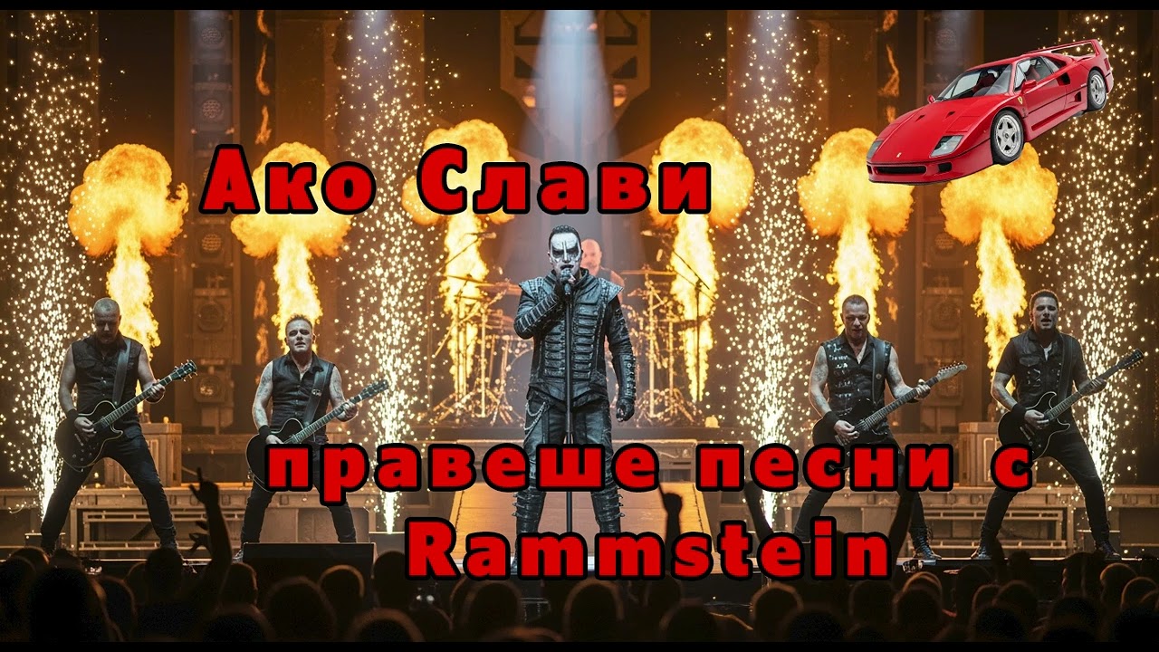 Слави и Куку бенд - Едно ферари с цвят червен (метъл версия)