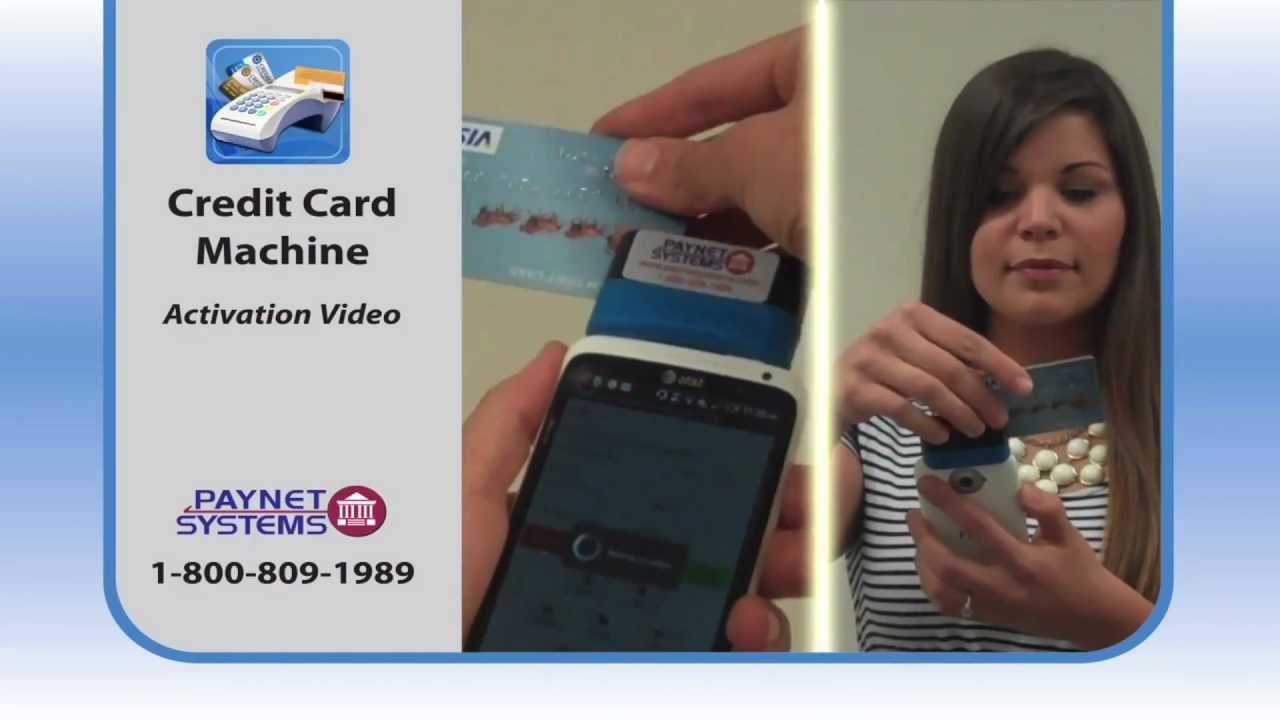 Credit Card Machine - Getting Started: Activation