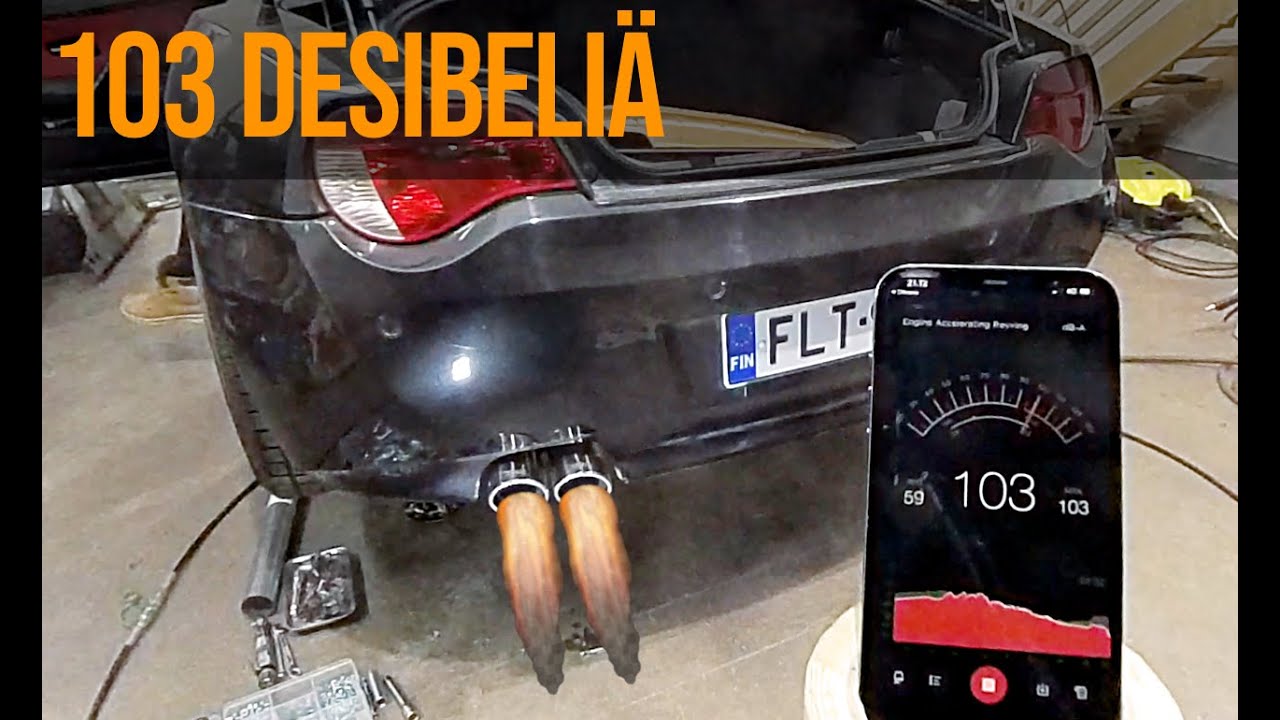 Rakensin pakoputken Motonetin osista.