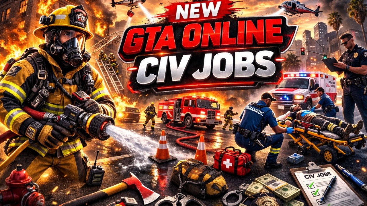 GTA Online: Trying out all the Civilian Jobs!