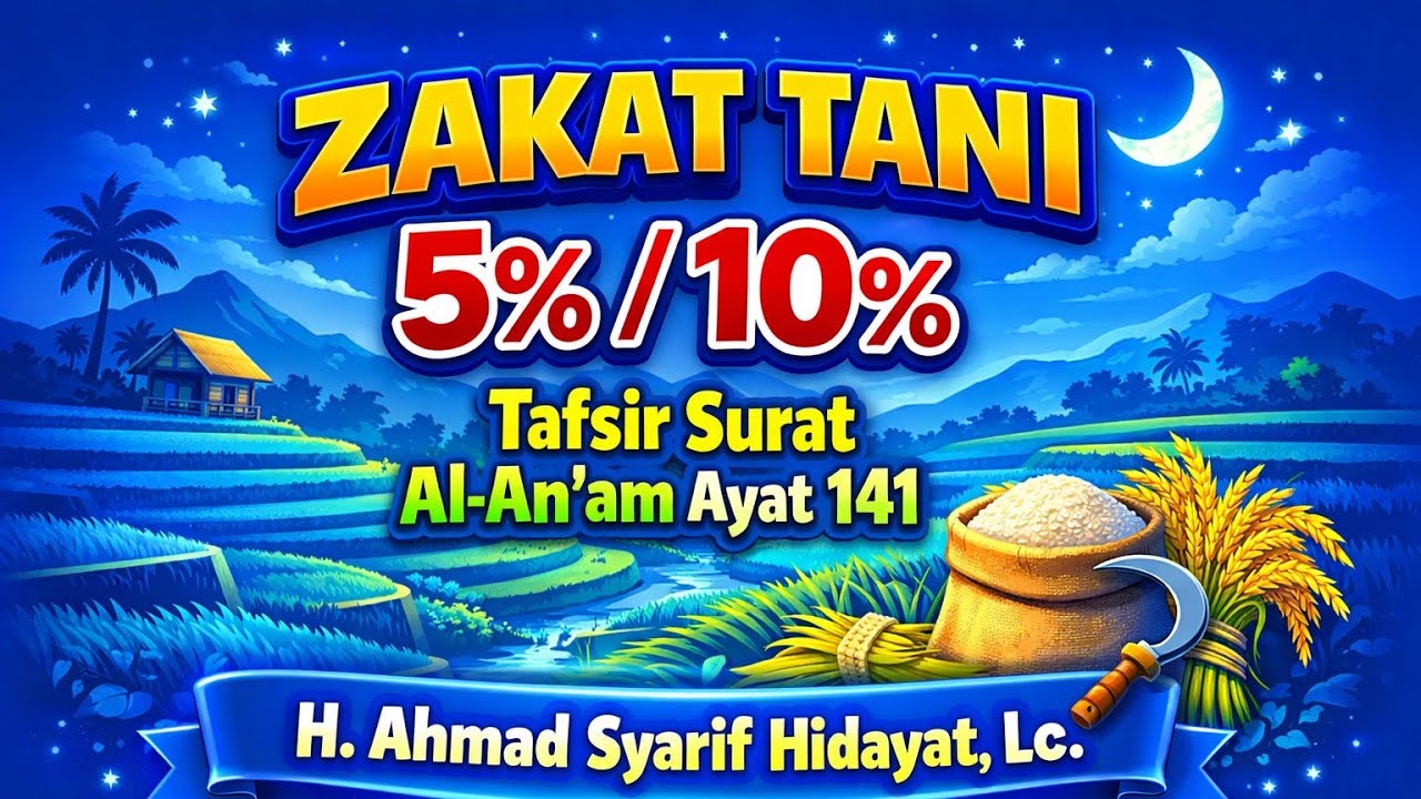 ZAKAT PERTANIAN 5% / 10%