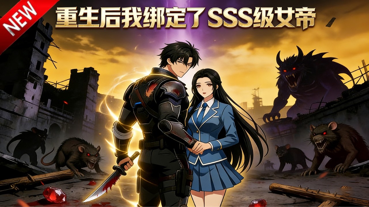 💥【新番上线】舔狗苏良重生回高中，远离校花，转而提前抱紧未来朱雀女帝白浅浅的大腿！《重生后我绑定了SSS级女帝》全集 Multi SUB #热血 #漫剧 #动漫魔女
