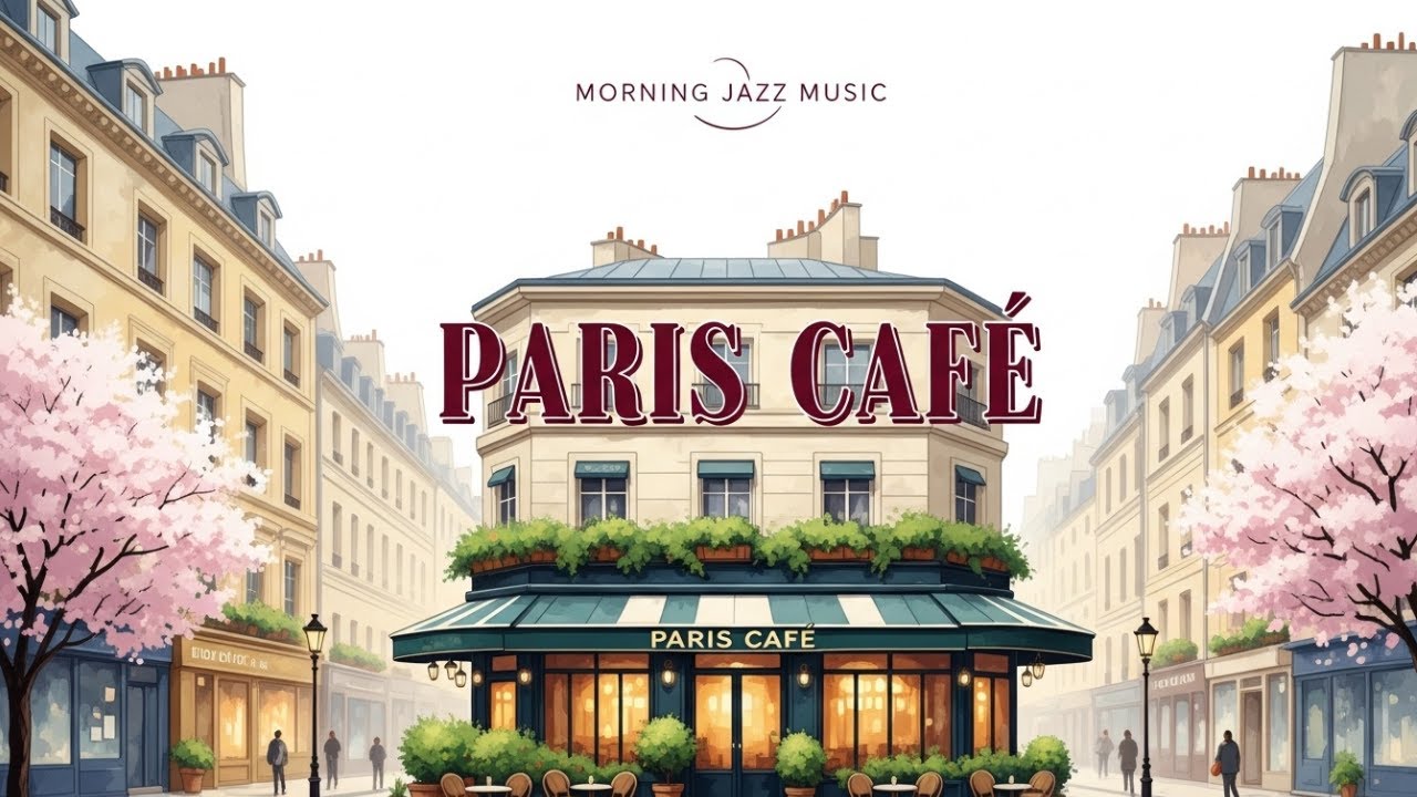Paris by the Window 🪟 French Instrumental Jazz | Calm Morning Ambience