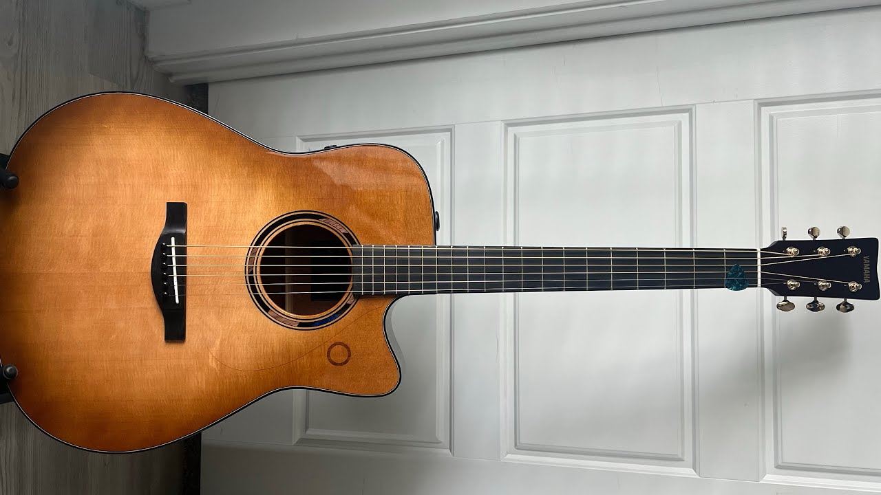 Yamaha TAG3 C Transacoustic Guitar Review and Demo of the Looper with Example Using Nutshell Song