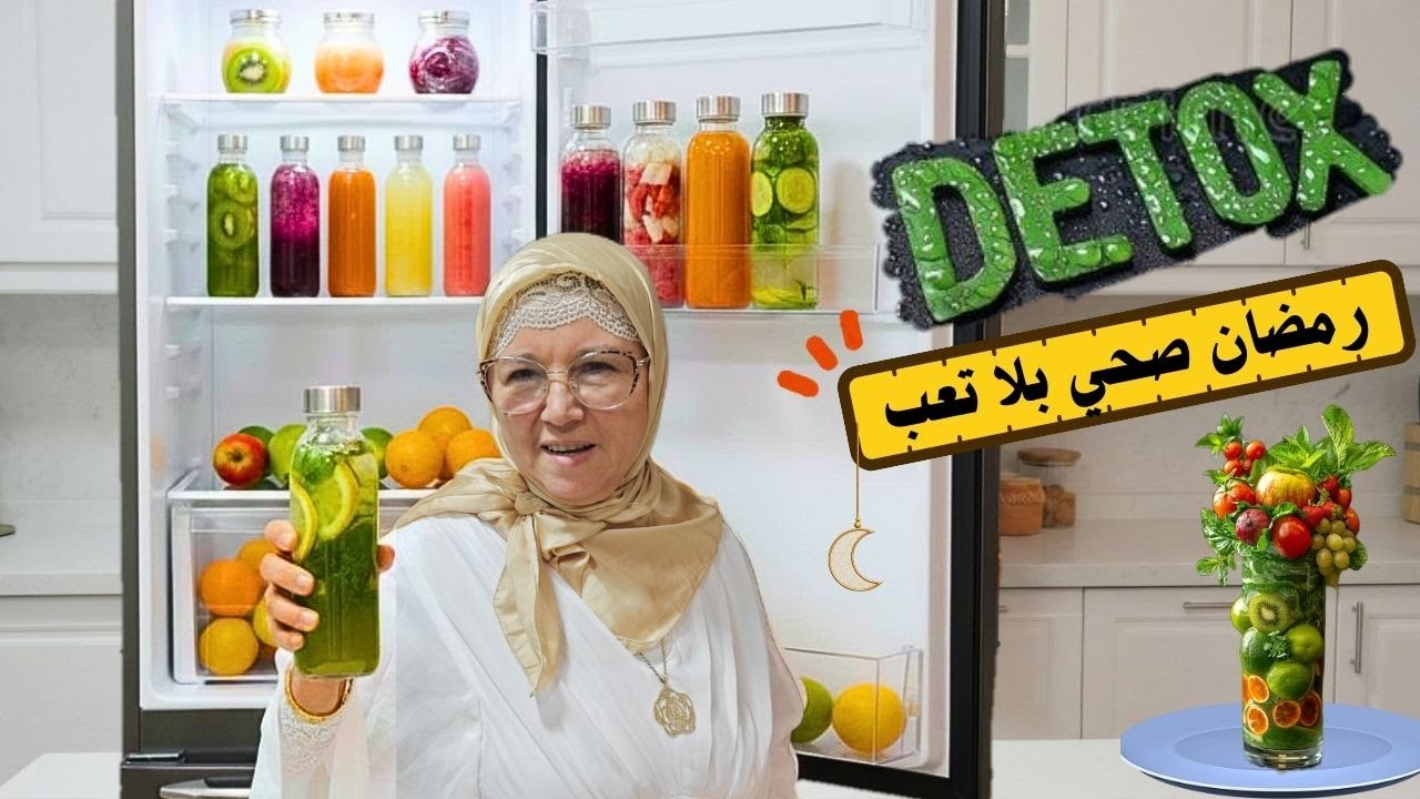 افضل ديتوكس قبل رمضان 🌙 لتنقية الجسم قبل الصيام وزيادة النشاط 💪وتوديع التعب والانتفاخات 💨